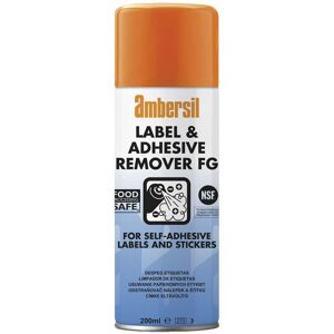 Ambersil 200ml Label & Adhesive Remover FOOD SAFE FG NSF K3 30254