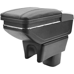 Woosien - Car Box Pu Leather Armrest Box For Swift 2005-2019 Interior Accessories