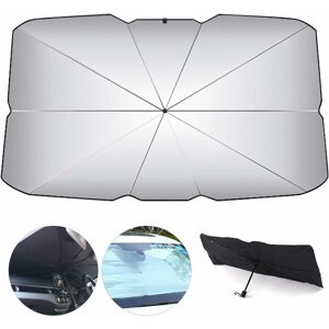 Car Front Sunshade Sunshade Umbrella Anti-UV And Foldable Sun Shade For Auto Truck SUV (65x125cm) GROOFOO