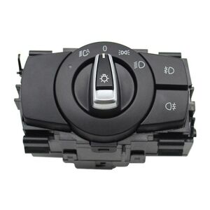 Woosien - Car Head Light Switch Headlight Knob Button Assembly For 1 3 X1 Series E81 E87 E90 E91 E92 E84 6131