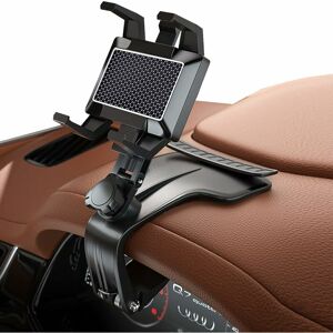 Héloise - Car Phone Holder, Multi-Function Car Dash Mirror with 360° Adjustable Spring Clip, Suitable for 3-7 Inch Smartphones