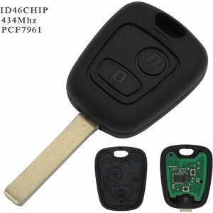 Mumu - Complete key with electronics to be programmed plip Peugeot 107 207 307 407 106 206 306 406 Citroen C1 C2 C3 C4 C5 C6 C8 Xsara Saxo Berlingo