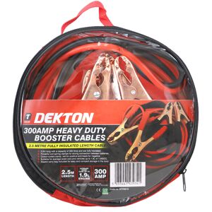 Dekton - DT70510 2.5m 300AMP hd booster cables