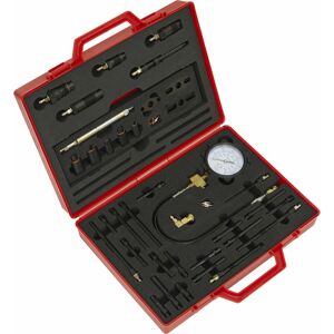 LOOPS Diesel Engine Compression Test Kit - Glow Plugs & Injector Adaptors - Case