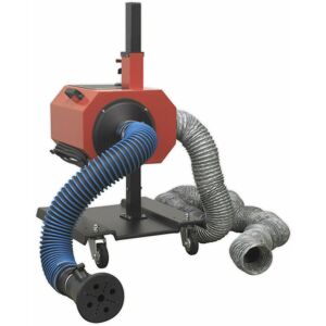 LOOPS Exhaust Fume Extractor - 550W Motor - 6m Flexible Ducting - Extraction Unit