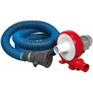 Loops - Exhaust Fume Extractor System - 5m Single Ducting - 370W Motor - Wall Mountable