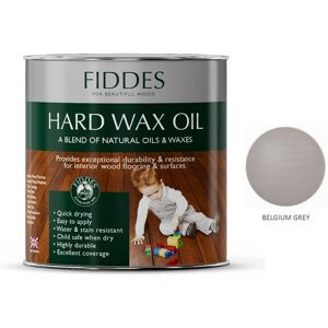 Hard Wax Oil - 2.5 Litre - Belgium Grey - Belgium Grey - Fiddes