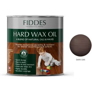 Fiddes Hard Wax Oil - 2.5 Litre - Dark Oak - Dark Oak