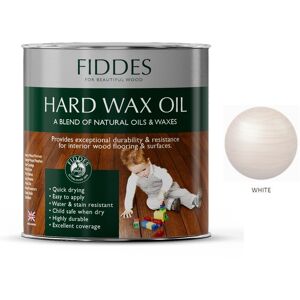 Fiddes - Hard Wax Oil - 1 Litre - White - White