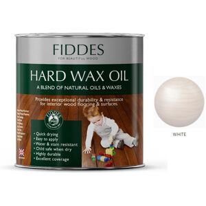 Fiddes - Hard Wax Oil - 2.5 Litre - White - White