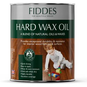 Fiddes - Hard Wax Oil - 1 Litre - Clear Satin - Clear