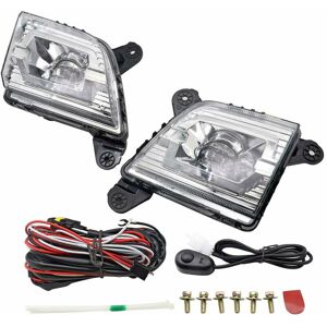 WOOSIEN For 19-20 1500 Clear Lens Led Bumper Driving Fog Lights + Switch