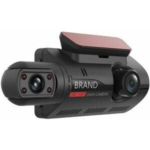 MUMU Front and Rear Dash Cam Car Camera, Full hd, 140° Wide Angle, Front + Internal, 1 Piece. hd Night Vision Dual Lens Driving Recorder