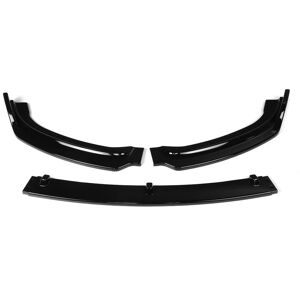 Drillpro - Front Bumper Lip Spoiler Splitter For bmw F30 F35 3 Series 2013-2019 - Gloss Black