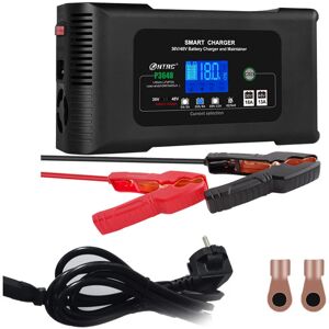 Groofoo - 18A 36V and 48V Lithium Battery Charger, Lead Acid Battery Charger (AGM/Gel/SLA...), Battery Maintainer and Desulfator for