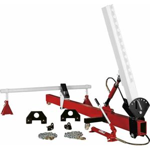 Loops - Heavy Duty Straightener Kit with Variable Upright - Manual Hydraulic Pump & Ram