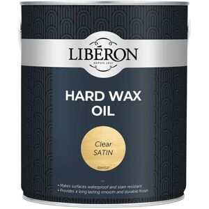 104469 Hard Wax Oil Clear Satin 2.5 litre LIBHWOCS25L - Liberon