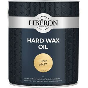 104468 Hard Wax Oil Clear Matt 2.5 litre LIBHWOCM25L - Liberon