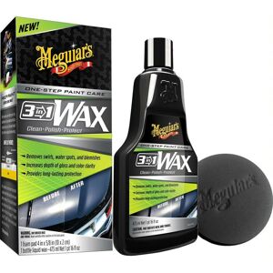 Meguiars - 3-in-1 Car Van Wax Cleans Polishes Protects Carnauba Wax Blend 473ml