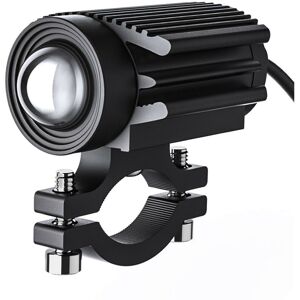 Woosien - Motorcycle Led Headlight Projector Lens Dual Color Car Atv Driving Fog Light Auxiliary For Scooter