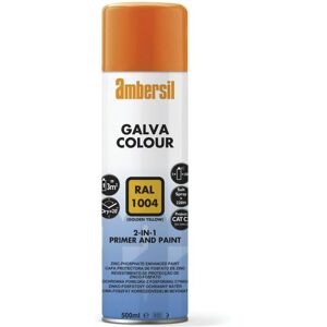 Ambersil - Paint Aeosol, Yellow, 500ml - Yellow