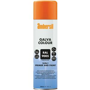 Ambersil - Paint Aeosol, Black, 500ml - Black
