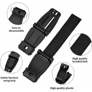 Tinor - Pcs Child Strap Clip, Baby Safety Chest Clip, Multi-Purpose Safety Strap, Child Car Seat Protection Buckle, Remove Their Arms From The Seat