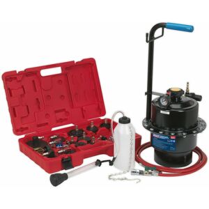 LOOPS Pneumatic Brake & Clutch Pressure Bleeder Kit - 5 Litre Tank - 1/4' bsp Inlet