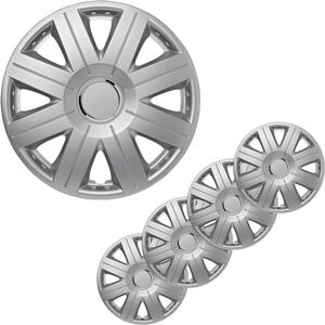 Berkfield Home - ProPlus Wheel Covers Cosmos Silver 16 4 pcs