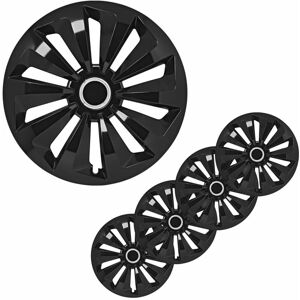 Berkfield Home - ProPlus Wheel Covers Fox Black 15 4 pcs