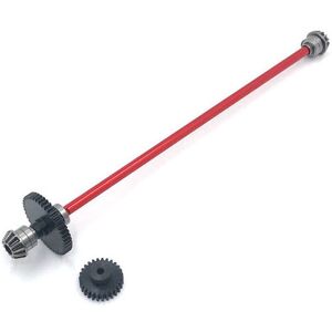 ORCHIDÉE Remote Control Car Mid Drive Shaft Gear Motor Gear Parts (Red)