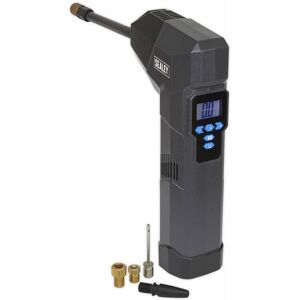 Compact Rechargeable Tyre Inflator & Power Bank with Worklight CTI120 - Sealey