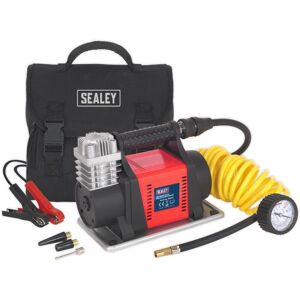 MAC05 Tyre Inflator/Mini Air Compressor 12V Heavy-Duty - Sealey