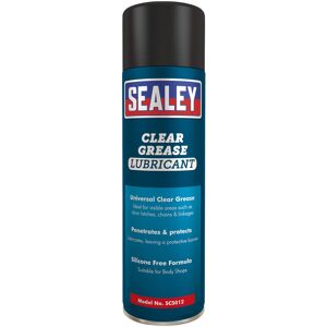 Sealey - Clear Grease Lubricant 500ml Pack of 6 SCS012