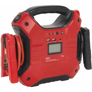 Sealey - Jump Starter Power Pack Lithium-ion Phosphate (LiFePo4) 12/24V 1200/600 Peak Amps SL32S