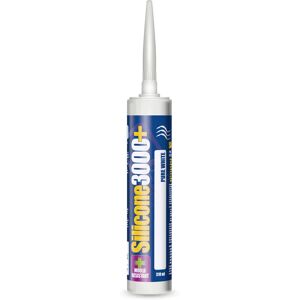 Tilemaster - 3000 Plus Pure White 310ml Silicone - Pure White