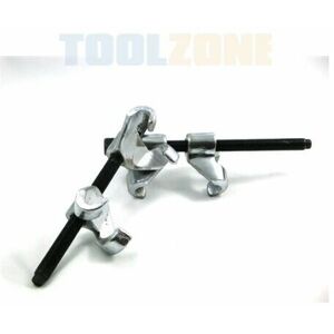 2 pc drop forged steel coil spring compressors / compressor clamp kit - Toolzone