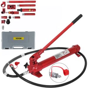 10Ton Power Hydraulic Jack Holder Bodywork Repair Kit for Auto Car Repair Tool with 2M Hose Lift Ram Portable - Vevor