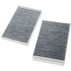 Vhbw - 2x Cabin Air Filter compatible with Mercedes-Benz S-Class W221 s 63 amg - Passenger Car - With Activated Carbon