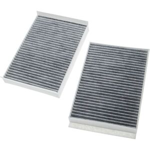 vhbw 2x Cabin Air Filter compatible with Mercedes-Benz S-Klasse W221 S 280 - Passenger Car - With Activated Carbon