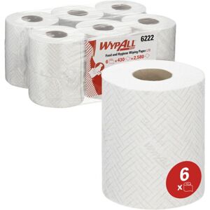 Wypall 6222 WypAll Reach Wiper Centrefeed 1PLY Recycled (PK-6 ROLL-430 Sheet)