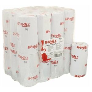 Wypall - L10 Food & Hygiene Wiping Paper 7225 - 1 Ply Compact Blue Roll - 24 Rolls - Blue