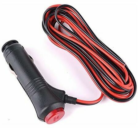 HOOPZI 1.5m 12v 24v Car Cigarette Lighter Cord Connector With Switch