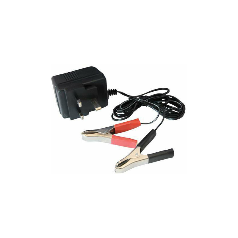 Loops - 500mA Trickle Charger Suitable For Most 12V Automotive Batteries 1.6m Cable