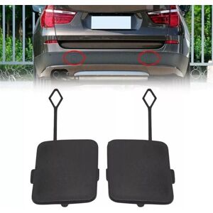 Tlily - 1 Pair Car Rear Left & Right Bumper Tow Hook Eye Cover Cap Fit for X3 F25 2011-2014 51127272415 51122452510