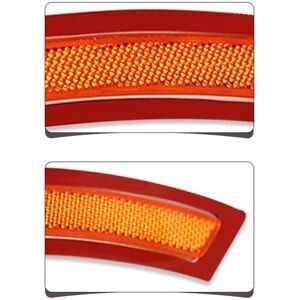 TLILY 1 Pair Front Bumper Reflector Side Marker 63147290093 63147290094 for BMW F15 F85 X5 M 2014-2017 Replace
