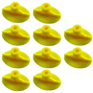 TLILY 10 Pieces of Car Dent Repair Tools New Yellow Pull-Tab Head Gasket Suction Cup Combination