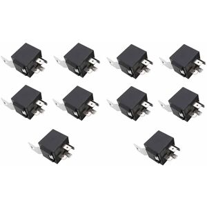 TLILY 10Pcs Repeater Relay 4 Pins 12V 40A for Auto Car Relays