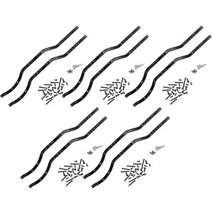 Tlily - 10Pcs Steel Chassis Frame Rails for axial SCX10 90027 ii 90046 90047