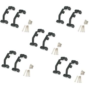 Tlily - 10X Seat Support Base Metal Pull Rod For Mn D90 D91 D99S Mn90 Mn99S Black